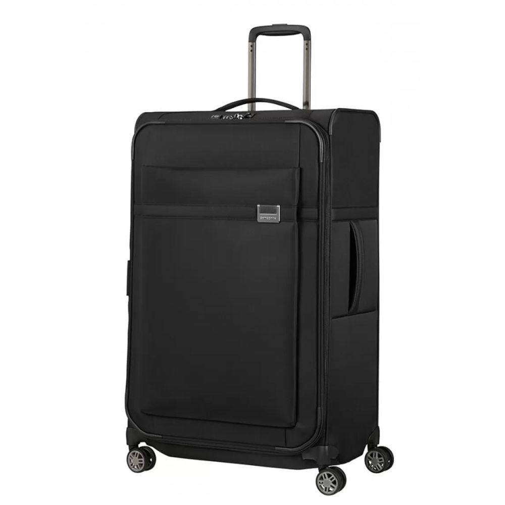 Den bästa mjuka resväskan från samsonite i mörblått