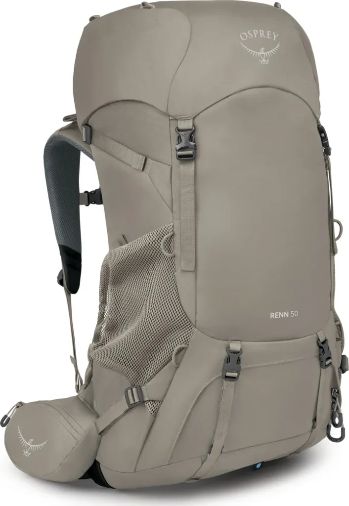 Osprey Renn en beige backpackingryggsäck för dam